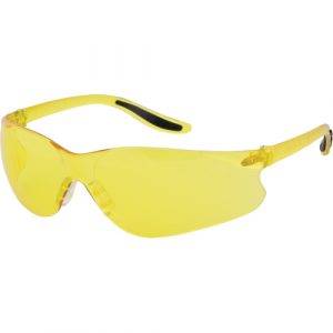 Z500 Series Safety Glasses, Amber Lens, Anti-Scratch, ANSI Z87+/CSA Z94.3