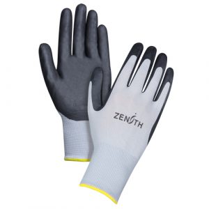 Lightweight Breathable Coated Gloves, 11/2X-Large, Foam Nitrile Coating, 13 Gauge, Polyester Shell