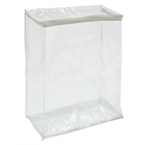 Zipper Bag, Plastic, 1 Pockets, Clear