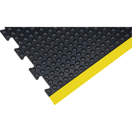 Anti-Fatigue Dome Matting, Bubbled, 3' x 4' x 1/2", Black, Rubber