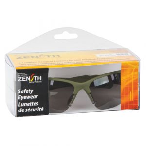 Z2000 Series Safety Glasses, Grey/Smoke Lens, Anti-Scratch, CSA Z94.3