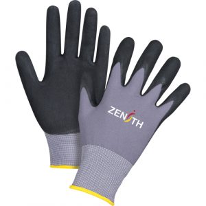 ZX-1 Premium Touchscreen Compatible Gloves, 11/2X-Large, Nitrile/Foam Nitrile Coating, 15 Gauge, Nylon Shell