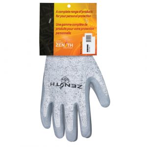 Seamless Stretch Cut-Resistant Gloves, Size 7, 13 Gauge, Nitrile Coated, HPPE Shell, EN 388 Level 3