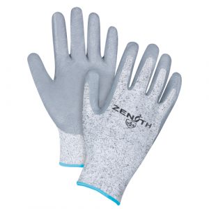 Seamless Stretch Cut-Resistant Gloves, Size X-Large/10, 13 Gauge, Nitrile Coated, HPPE Shell, ANSI/ISEA 105 Level 2/EN 388 Level 3