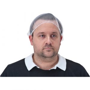 Hair Nets, Nylon, 24", White