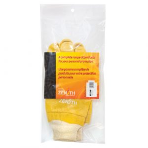 Rough-Finish Chemical-Resistant Gloves, Size 9, 10" L, PVC, Interlock Inner Lining, Heavy Weight