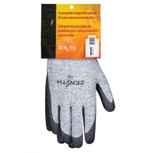 Seamless Stretch Cut-Resistant Gloves, Size 8, 13 Gauge, Polyurethane Coated, HPPE Shell, EN 388 Level 5