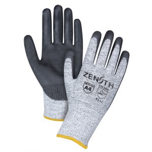 Seamless Stretch Cut-Resistant Gloves, Size 2X-Large/11, 13 Gauge, Polyurethane Coated, HPPE Shell, ANSI/ISEA 105 Level 4/EN 388 Level 5