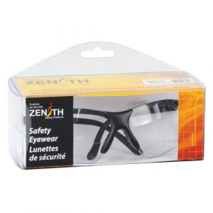 Z1800 Series Reader's Safety Glasses, Anti-Scratch, Clear, 2.0 Diopter
