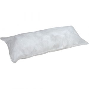 Sorbent Pillow, Oil Only, 18" L x 8" W, 25 gal. Absorbency/Pkg.