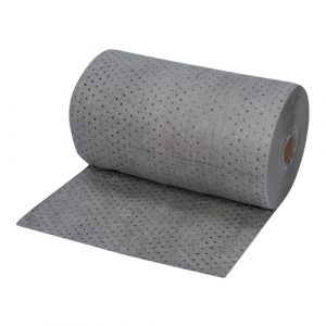 Laminated (SMS) Sorbent Rolls, Mediumweight, 150' L x 15" W, 20 gal. Absorbancy