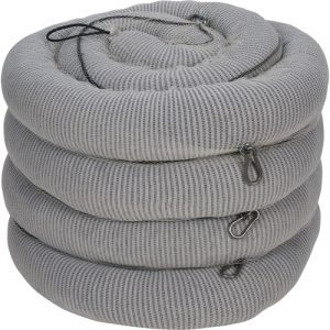Sorbent Boom, Universal, 10' L x 5" W, 26 gal. Absorbancy, 4 /Pack