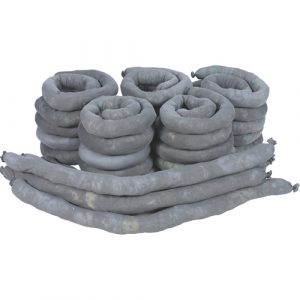 Sorbents Socks, Universal, 50 gal. Absorbancy, 3" W x 4' L, Pack of 30