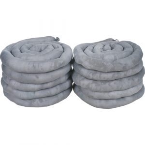 Sorbents Socks, Universal, 40 gal. Absorbancy, 3" W x 10' L, Pack of 10