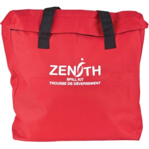 Spill Kit Bag, Nylon, 1 Pockets, Red