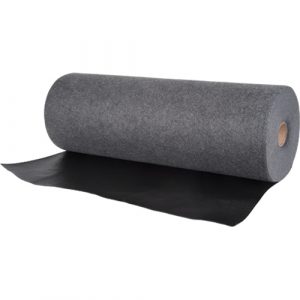 Poly-Backed Industrial Rug, 36" W x 150' L, Heavyweight