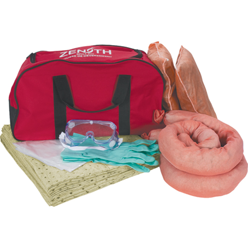 Vehicle Spill Kit, Hazmat, Bag, 10 US gal. Absorbancy