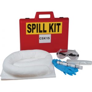 First Responders Spill Kit, Oil Only, Case, 3.08 US gal. Absorbancy