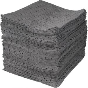 Bonded Sorbent Pads, Universal, 15" x 17", 30 gal. Absorbancy