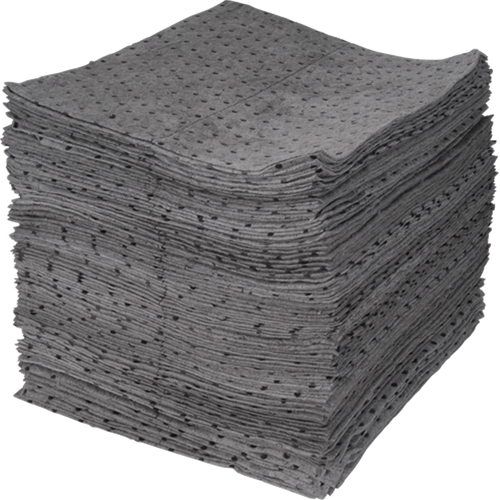 Bonded Sorbent Pads, Universal, 15" x 17", 30 gal. Absorbancy