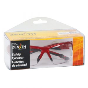 Z1900 Series Safety Glasses, Clear Lens, Anti-Fog/Anti-Scratch, CSA Z94.3