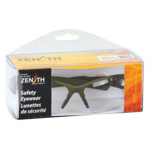 Z2000 Series Safety Glasses, Clear Lens, Anti-Scratch, CSA Z94.3