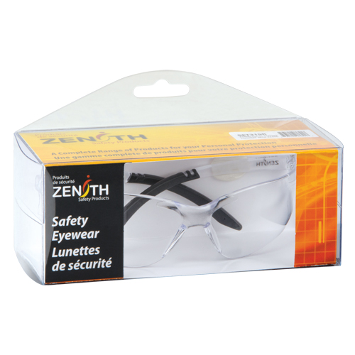 Z2400 Series Safety Glasses, Clear Lens, Anti-Scratch, ANSI Z87+