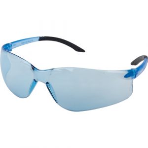 Z2400 Series Safety Glasses, Blue Lens, Anti-Scratch, ANSI Z87+/CSA Z94.3
