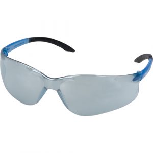 Z2400 Series Safety Glasses, Blue/Indoor/Outdoor Mirror Lens, Anti-Scratch, ANSI Z87+/CSA Z94.3