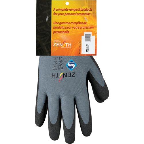 ZX-30° Premium Coated Gloves, 9/Large, PVC Coating, 15 Gauge, Nylon Shell