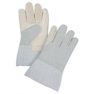 Split-Back Premium Work Gloves, X-Large, Grain Cowhide Palm