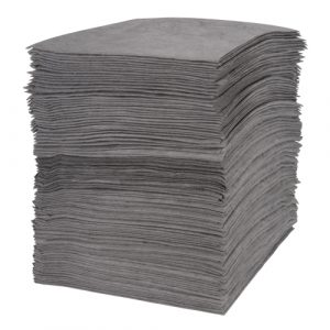Meltblown Sorbent Pads, Universal, 15" x 18", 30 gal. Absorbancy