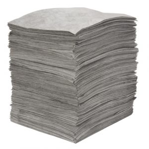 Meltblown Sorbent Pads, Universal, 15" x 18", 30 gal. Absorbancy