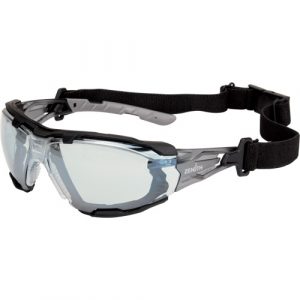 Z2900 Series Safety Glasses with Foam Gasket, Indoor/Outdoor Mirror Lens, Anti-Scratch, ANSI Z87+/CSA Z94.3