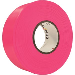 Flagging Tape, 1.1875" W x 164' L, Fluorescent Pink
