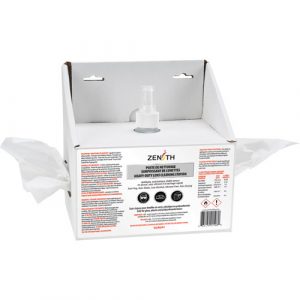 Disposable Premium Lens Cleaning Station, Cardboard, 8" L x 4" D x 8" H