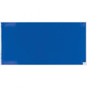 Clean Room Mat & Frame Kit, 1.57 mils Thick, 36" W, 3-3/4' L x Blue