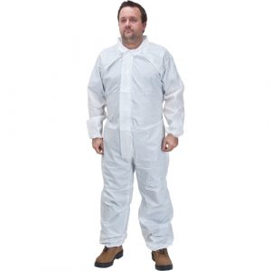 Premium Coveralls, 4X-Large, White, Microporous