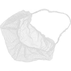 Beard Nets, Nylon, White