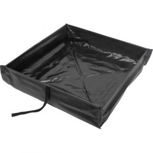 Collapsible Roll-Up Spill Berm, 34 US gal. Spill Capacity, 3' L x 3' W x 6" H