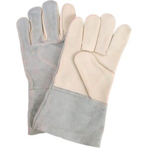 Standard-Duty Work Gloves, Large, Grain Cowhide Palm