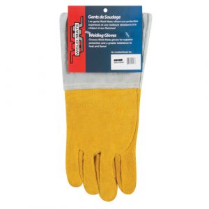 Superior Fit TIG Welding Gloves, Split Deerskin, Size Medium