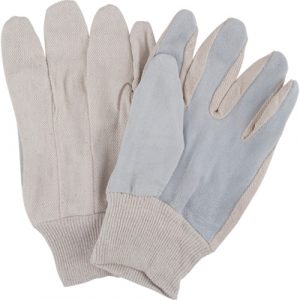 Standard-Duty Work Gloves, Ladies, Split Cowhide Palm