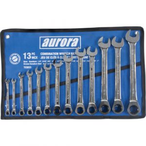 Fixed Head Wrench Set, 13 Pieces, Imperial