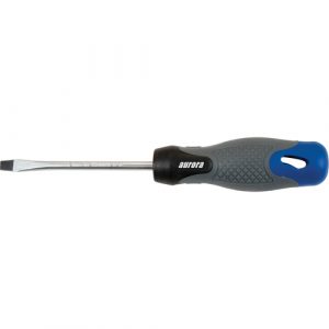 Slot Mechanic's Screwdriver, 1/4" Tip, Round