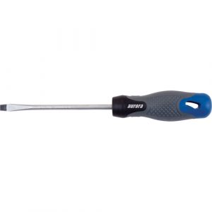 Slot Mechanic's Screwdriver, 1/4" Tip, Round