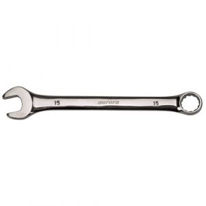 Combination Wrench, 12 Point, 9 mm, Chrome Finish