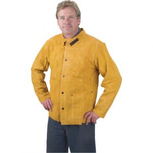Welding Jacket, Leather, Large, Golden Brown™