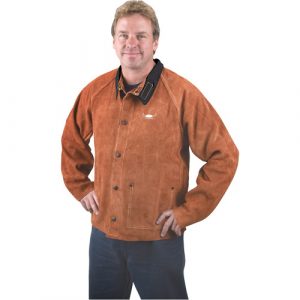 Welding Jacket, Leather, 5X-Large, Lava Brown™