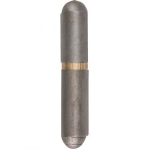 Weld-On Hinge, 0.315" Dia. x 1.575" L, Mild Steel w/Fixed Steel Pin